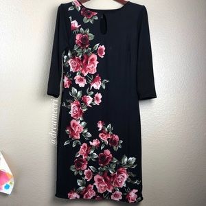 Reversible White House Black Market Dress Large petite